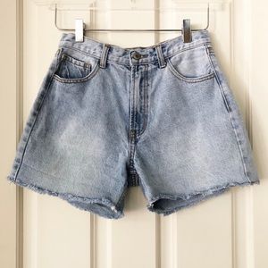 John Galt high waisted jean shorts
